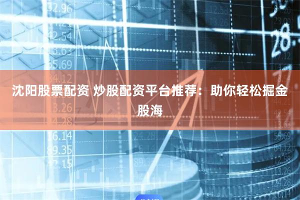 沈阳股票配资 炒股配资平台推荐：助你轻松掘金股海